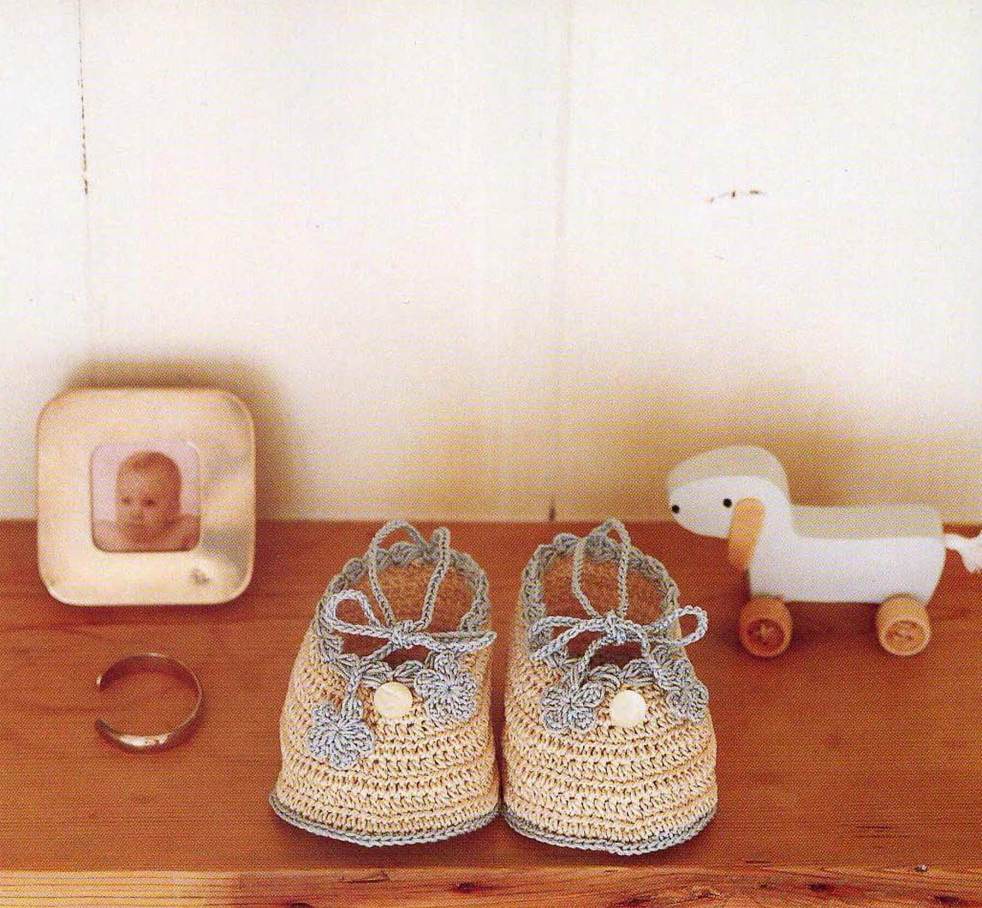 Easy baby crochet shoes pattern