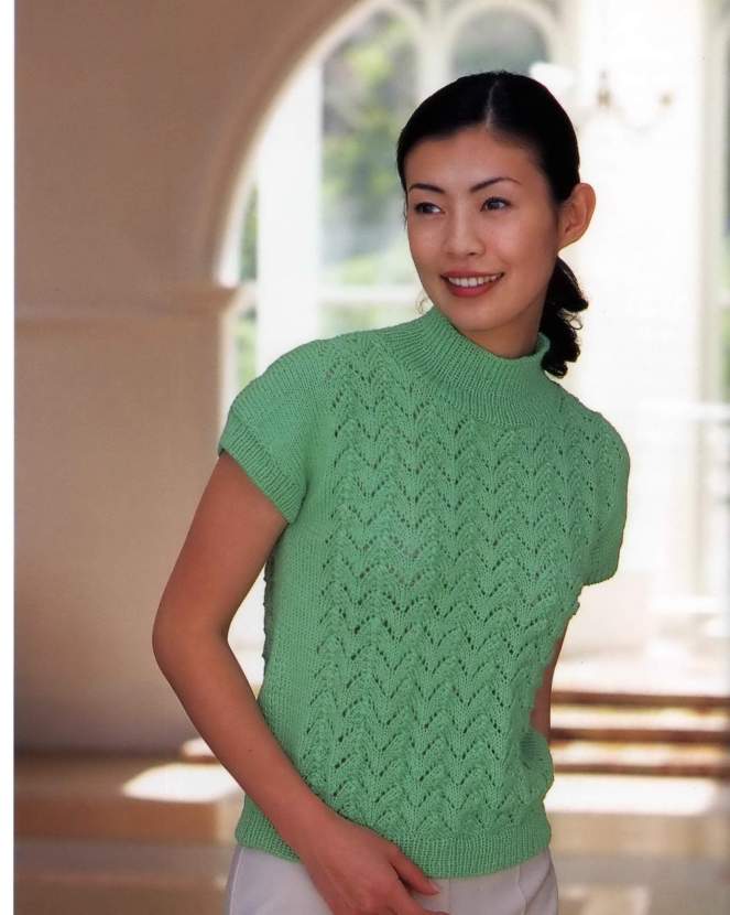 Cute cardigan and top set easy knitting pattern